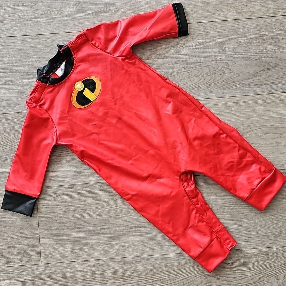 Disney Incredibles Super Hero Footie / Romper‎ Costume 12-18 Months